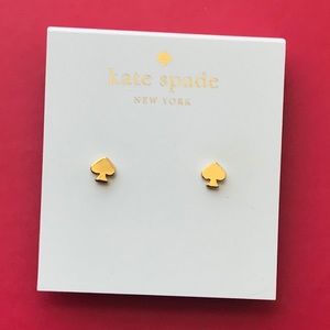 Classic Kate Spade signature spade earrings NWT